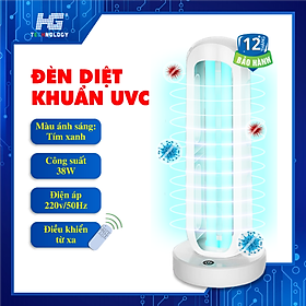 Mua Đèn UV khử trùng  diệt khuẩn không khí chính hãng HG 38W  dùng cho phòng 60 - 120 m2