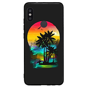 Ốp lưng viền TPU cho điện thoại Xiaomi Redmi Note 5 Pro -Sunset 02