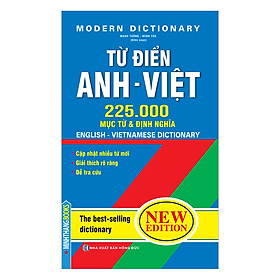 Hình ảnh sách Từ Điển Anh Việt 225000 Mục Từ Và Định Nghĩa (Bìa Mềm)