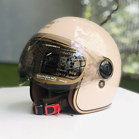 Mũ bảo hiểm xe máy 3/4 Royal M20K có kính màu trà hạn chế chói nắng dành cho cả nam và nữ