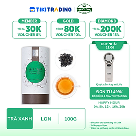 Trà Xanh Lon Giấy Phúc Long Cao Cấp 100G