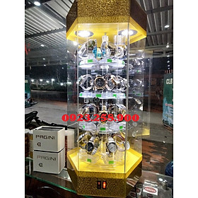 Mua TỦ TRƯNG BÀY XOAY 360 ĐỘ 4 TẦNG