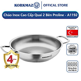Mua Chảo inox 18/10quai 2 bên Korkmax Proline 24 cm - 1.8 lít
