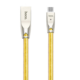 Mua Combo Cáp HOCO U9 dài 2M Micro USB  có đèn LED + Tặng Dây Quấn Cáp - Chính Hãng
