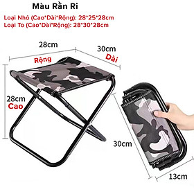 Ghế Mini Gập Gọn Đút Túi, Ghế Câu Cá, Du Lịch, Cắm Trại, Ngồi Chờ Tàu Hỏa Chọn Màu – Chọn Size Chính Hãng miDoctor