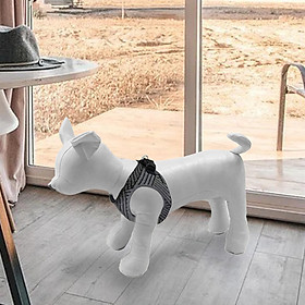 Dog Mannequin Standing Pose PU Leather Model for Pet Shop Display Clothes Apparel Dog Toys