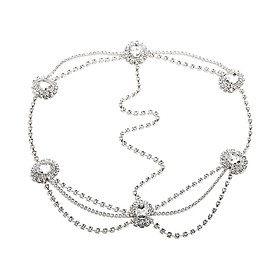 Head Chain Rhinestones Bohemian Jewelry Boho Forehead for Prom Girls