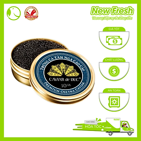 Trứng Cá Tầm Caviar de Đuc Nga Cao Cấp - Hộp 10Gr