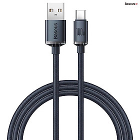 Mua Cáp sạc nhanh 100W USB to Type-C Baseus Crystal Shine Series Fast Charging- hàng chính hãng