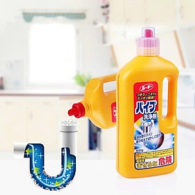 Gel thông tắc sinh học vệ sinh cống, làm sạch đường ống, chậu rửa bát, nhà vệ sinh Nhật Bản 800gr