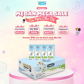 Sữa Tiệt Trùng Có Đường VPMilk Grow+ Hộp 180ml (Thùng 48 Hộp)
