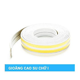 Mua Ron cửa cuộn bán theo mét dài Gioăng cao su chữ I chống ồn  ngăn Bụi cửa Sổ (roncua)  - 1 mét trắng