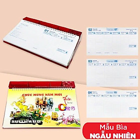 Lịch Bàn Tuần Đế Nhựa Bính Ngọ 2026 - Văn Khoa (Mẫu Màu Giao Ngẫu Nhiên)