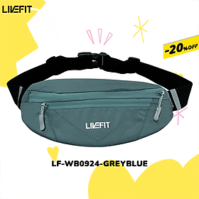 Đai chạy bộ, Túi đeo hông chạy bộ LiveFit cao cấp - Running Belt - WB0924