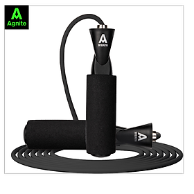 Dây nhảy lõi PVC chính hãng Agnite, siêu nhẹ, có thể điều chỉnh độ dài, tay cầm xốp dễ dãng và thân thiện khi sử dụng - FT125