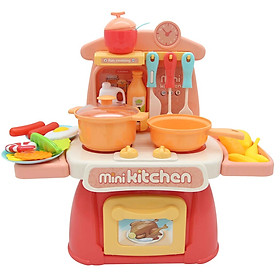 Đồ chơi bộ bếp mini kitchen 26 chi tiết có đèn