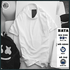 Áo thun tay ngắn nam, áo thun cotton chất tici đẹp HATA Fashion in Vân Tay mã XZ16