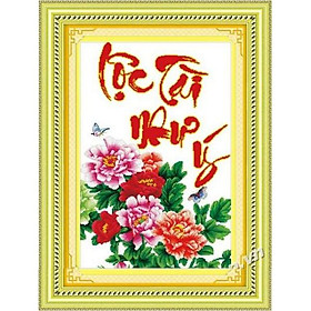 Mua Tranh thêu chữ thập Lộc Tài Như Ý           DLH-222724