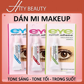 [3 Tone] Keo dán mi giả Eyelash adhesive 7g - Makeup chuyên nghiệp, cá nhân, màu sáng, màu tối, trong suốt - Hity Beauty