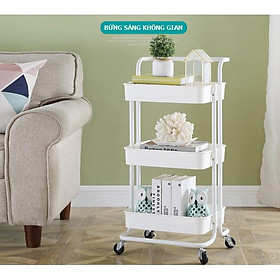 Mua Kệ Bỉm Sữa 3 Tầng Đa Năng  Xe Đẩy Spa Chất Liệu Thép Sơn Tĩnh Điện