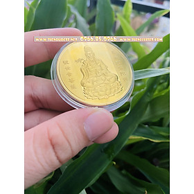 Lì xì tết con mèo 2023 Xu quan âm tài lộc phong thủy cầu bình an CTMSC000187