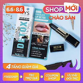 Son thải độc môi, tẩy da chết – KYS Chocolate Lip Detox