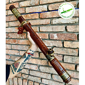 Mua Điếu cày gỗ mun huyết VIP - - Tặng kèm 1 gói thuốc đồng tôm mộc loại đậm say hảo hạng