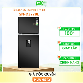 Tủ lạnh lg gn-d372bl 394 lít - hàng chính hãng