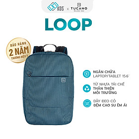 Balo laptop Tucano Loop 15'6 inch, thương hiệu Ý, bảo hành 2 năm