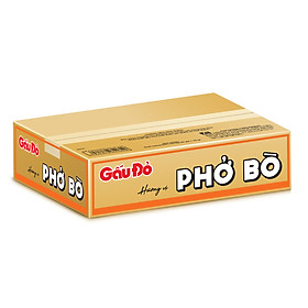 Thùng 30 Gói Phở Gấu Đỏ Bò 65g