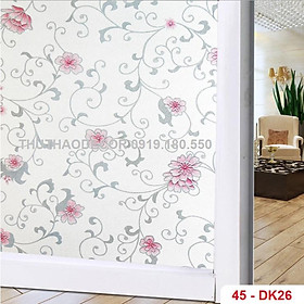 DECAL DÁN KÍNH MỜ SẴN KEO - BÁN THEO 1M TỚI