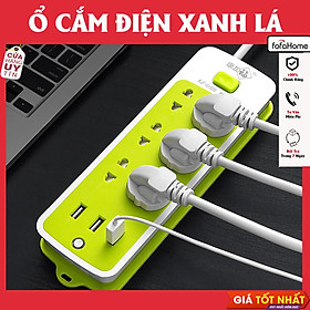 Mua Ổ Cắm Điện Thông Minh Đa Năng 6 Ổ Cắm 3 cổng Sạc USB Tiện Dụng Có Công Tắc