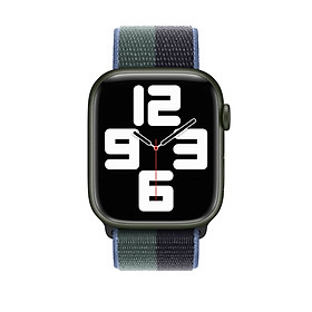 Dây Đeo Sport Loop Kai Dành Cho Apple Watch- Hàng Chính Hãng - 38/40/41 - Xanh rêu viền xanh