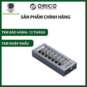 Mua BỘ CHIA USB HUB ORICO AT2U3-7AB-GY Hàng Chính Hãng