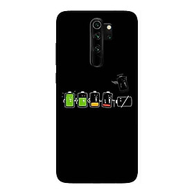 Ốp Lưng in cho Xiaomi Redmi Note 8 Pro Mẫu Nguồn Pin - Hàng Chính Hãng