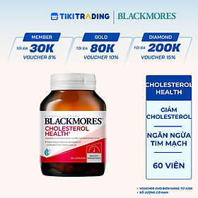 Viên Uống Hỗ Trợ Giảm Cholesterol Ngăn Ngừa Bệnh Tim Mạch Blackmores Cholesterol Health Lọ 60 Viên