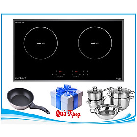 Mua Bếp từ đôi Eurosun EU-T256Max - Tặng bộ nồi chảo Eurosun chính hãng