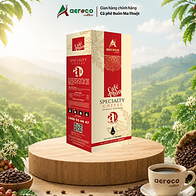 Đặc Sản Buôn Mê Thuột - Cà Phê Đặc Sản Aeroco A1, Hộp 250G, Pha Phin, Nguyên Chất 100% Rang Mộc Hậu Vị Ngọt Thơm Quyến Rũ