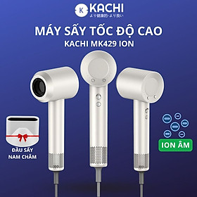 Máy Sấy Tóc Tốc Độ Cao Kachi MK429 ION (110.000 vòng/phút) - Sấy Nhanh, Chăm Sóc Tóc Ion Âm, Kiểm Soát Nhiệt NTC - hàng chính hãng