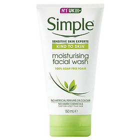 Simple Kind To Skin Facial Wash Moisturising 150ml