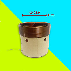 Mua Coil loa 25.9 mm loại 4 lớp lõi đồng - côn loa 25.9 mm ( 4 lớp ) dây đồng