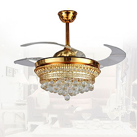 Quạt trần đèn cánh cụp xòe cao cấp HL-FAN002