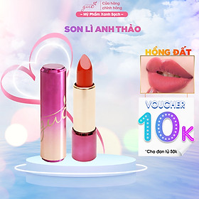 Son Lì Anh Thảo màu Hồng Đất GUO - True Matte Lipstick GUO 5gr