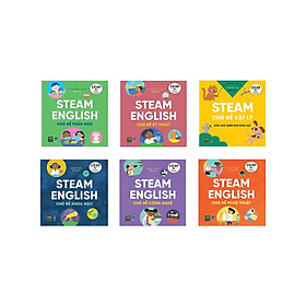 Combo 6 Cuốn Sách: Steam English