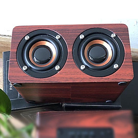 Mua Loabluetooth  - Loa Bluetooth Gỗ 4 Lõi Kép Âm Thanh Trung Thực Sống Động