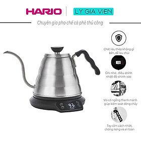 Mua Ấm Điện Đun Nước Kiểm Soát Nhiệt Độ Hario V60 Power Kettle Bouno N 800ml - Hàng nhập khẩu