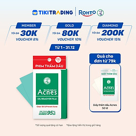 Phim Thấm Dầu Acnes Oil Remover Film 100 Tờ