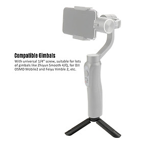Chân Máy Mini Để Selfie Cho Điện Thoại Máy Ảnh DSLR, Máy Tính Bàn, Zhiyun Smooth Q/Smooth 4/ For Feiyu/OSMO Mobile 2 Gimbal