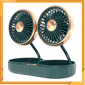 Mua Quạt mini để bàn văn phòng  quạt 12v ô tô xoay 360 độ