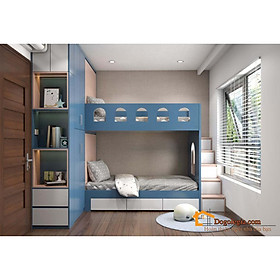 Mua Sáng Tạo Độc Đáo Với Bộ Giường Tủ Trẻ Em Đẹp LG-PTE197